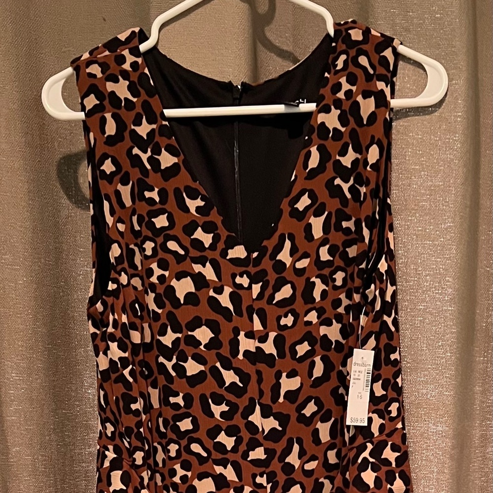 Leopard print jumpsuit